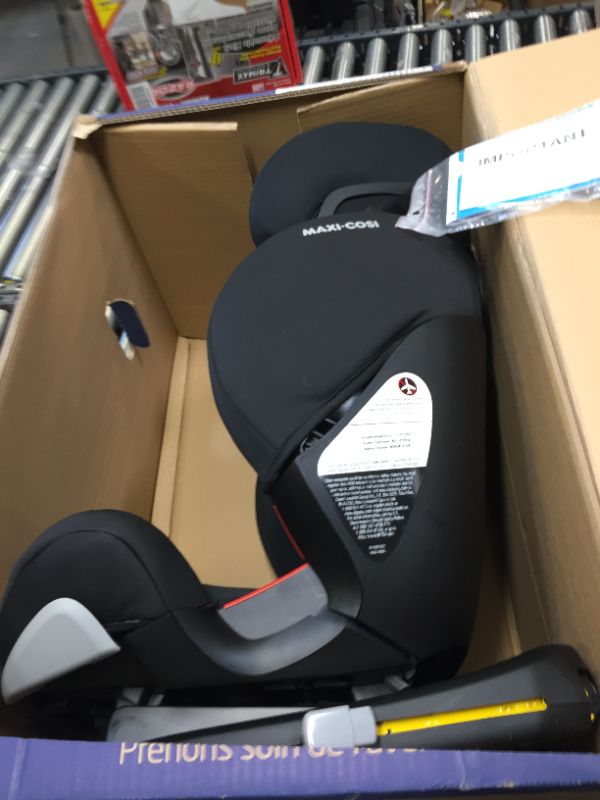 Photo 3 of Maxi-Cosi RodiFix Booster Car Seat, Essential Black. Hair found on item, minor stain found on seat. 