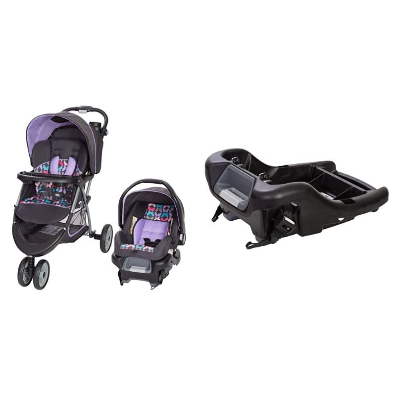 Photo 1 of Baby Trend EZ Ride 35 Travel System, Sophia + Baby Trend Ally Infant Car Seat Base, Black
