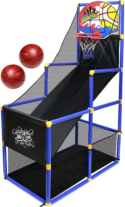 Photo 1 of Kiddie Play Toy Basketball Hoop Arcade Game Indoor Sports Toys for Kids