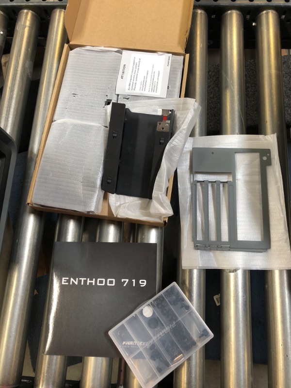 Photo 8 of Phanteks Enthoo 719 (PH-ES719LTG_DAG01) High Performance Full Tower Case – Tempered Glass, Aluminum Panels & D140 Distribution Plate. Mirror Acrylic Backplate, Digital-RGB LED
