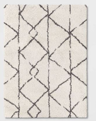 Photo 1 of 7'X10' Geometric Design Woven Area Rugs Cream/Gray - Project 62
