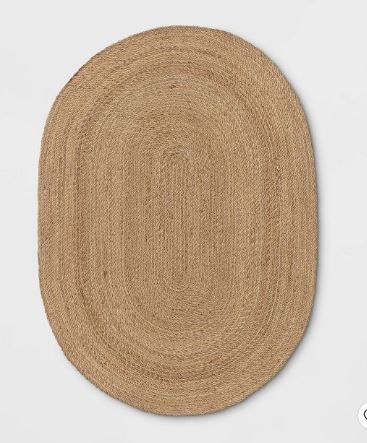 Photo 1 of 5' x 7' Jute Oval Rug - Hearth & Hand™ with Magnolia

