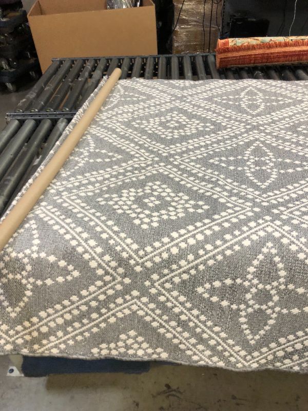 Photo 3 of Diamond Tasseled Outdoor Rug - Threshold™ 5x7

