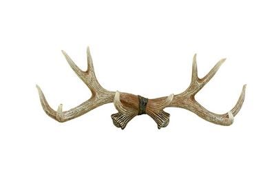 Photo 1 of Deer Antler Towel Jewelry Rack Key Coat Rack Wall Hooks Cabin Lodge Dark
