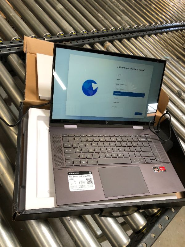 Photo 6 of HP Envy x360 15.6" FHD IPS Touchscreen Laptop (AMD Ryzen 5 5500U 6-Core, 16GB RAM, 256GB PCIe SSD, AMD Radeon, 1920x1080, Fingerprint, WiFi, Win 11 Home) with Hub
