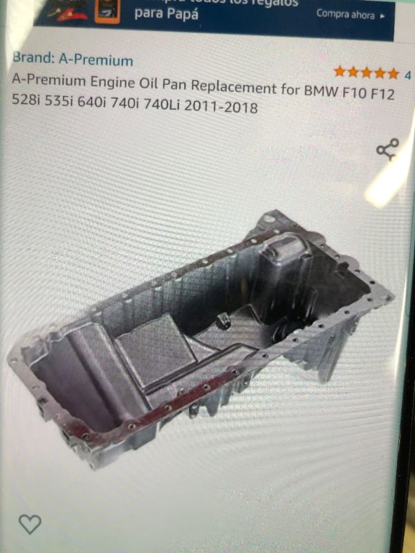 Photo 1 of a- premium engine oil pan replacement for bmw f10 f12 528i