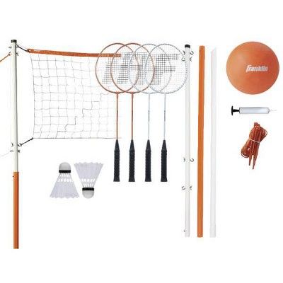 Photo 1 of 9 Square Castle SquaresFranklin Sports Starter Badminton & Volleyball Set


