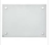 Photo 1 of amusight non magnetic glass board 23.5" x 18"