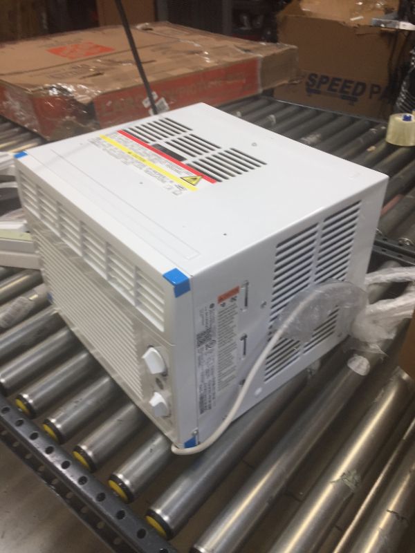 Photo 1 of GE Window Air Conditioner 5000 BTU, Efficient Cooling for Smaller Areas Like Bedrooms and Guest Rooms, 5K BTU Window AC Unit with Easy Install Kit, White
