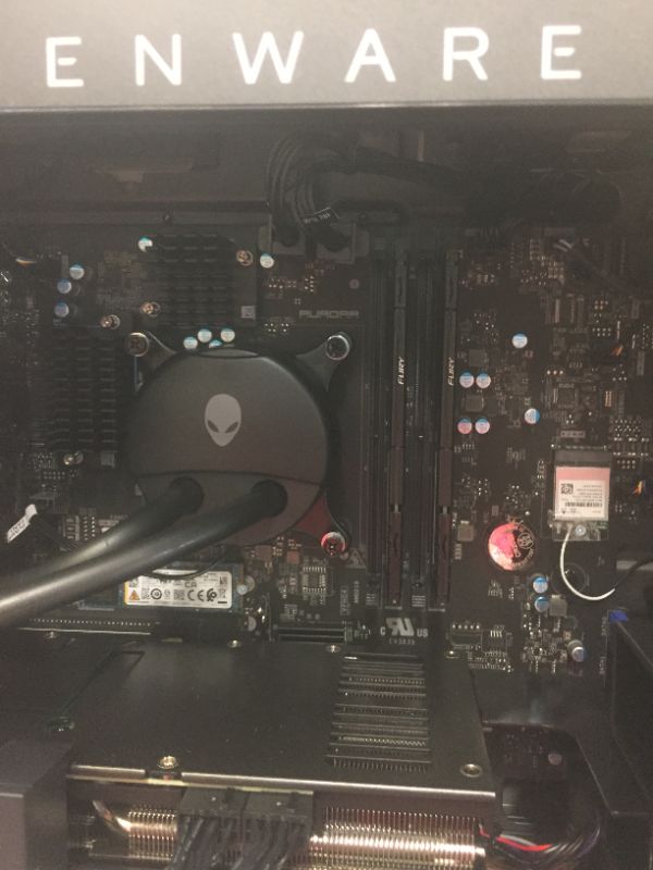 Photo 9 of Alienware Aurora R14 Liquid Cooled Gaming Desktop - AMD Ryzen 9 5900, 32GB 3466MHz RAM, 1TB SDD + 2TB HDD, NVIDIA GeForce RTX 3080 10GB GDDR6X Graphics, VR Ready, USB-C, Windows 11 Home – Black
