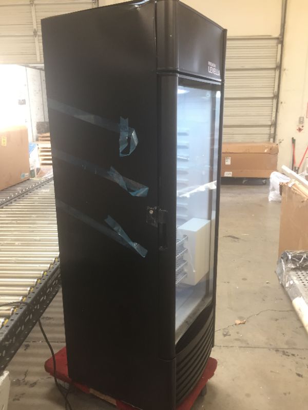 Photo 13 of Premium Levella PRF907DX Single Door Merchandiser Refrigerator-Upright Beverage Cooler-9.0 cu ft-Black
