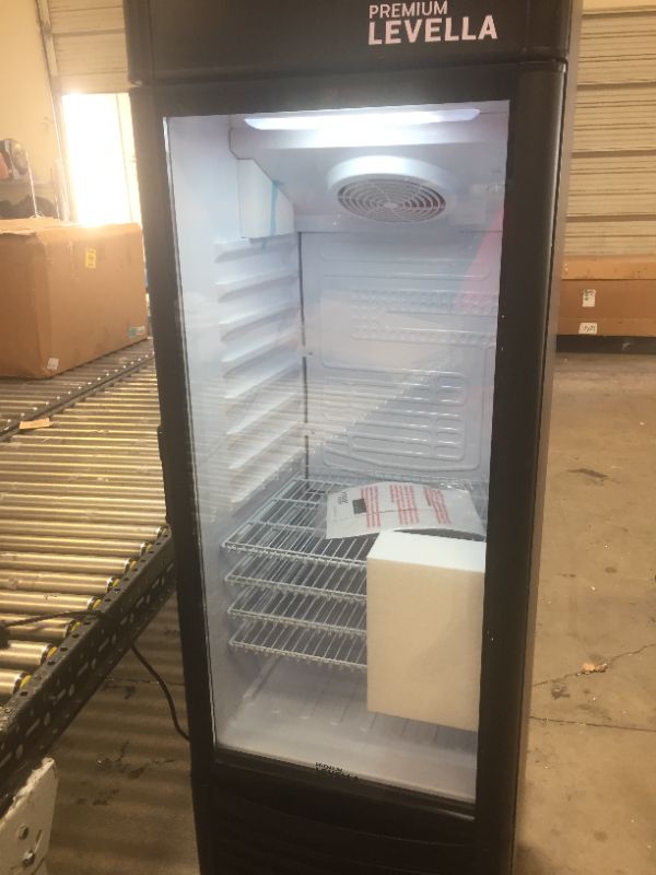 Photo 15 of Premium Levella PRF907DX Single Door Merchandiser Refrigerator-Upright Beverage Cooler-9.0 cu ft-Black
