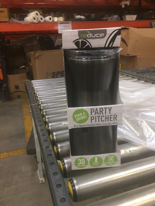 Photo 3 of 2---Reduce 34oz Party Pitcher - Charcoal----factory sealed 
