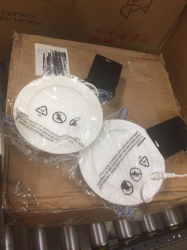 Photo 1 of Sunco Lighting 6 Inch Slim LED Downlight with Junction Box, 14W=100W, 850 LM, Dimmable, 3000K Warm White, Recessed Jbox Fixture, Simple Retrofit Installation - ETL & Energy Star 2 Pack

