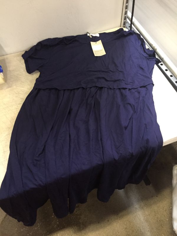 Photo 1 of WOMENS SHORT SLEEVE NAVY DRESS XL