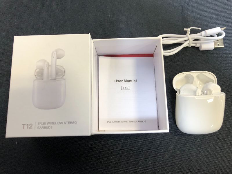 Photo 1 of Beben IPX7 Waterproof Bluetooth 5.0 True Wireless Earbuds, 35H Cyclic Playtime TWS Headphones with Charging Case and mic, in-Ear Stereo Earphones Headset for Sport
