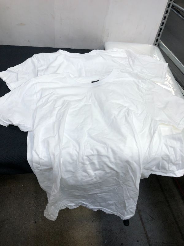 Photo 1 of WOMEN'S WHITE SHORT SLEEVE T-SHIRT PACK OF 2 SIZE SMALL