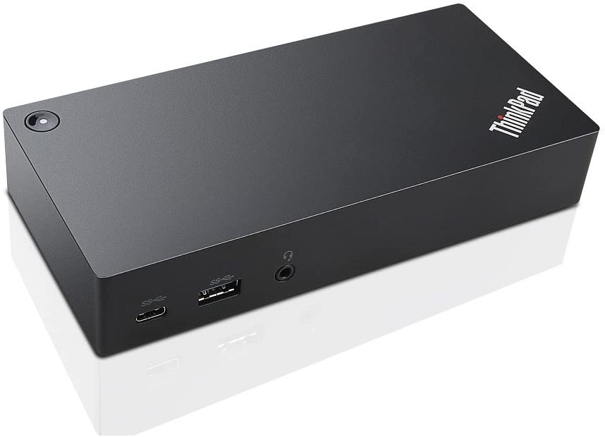 Photo 1 of Lenovo ThinkPad USB-C UltraDock With 90W 2 Prong AC Adapter (40A90090US, USA Retail Packaged)
