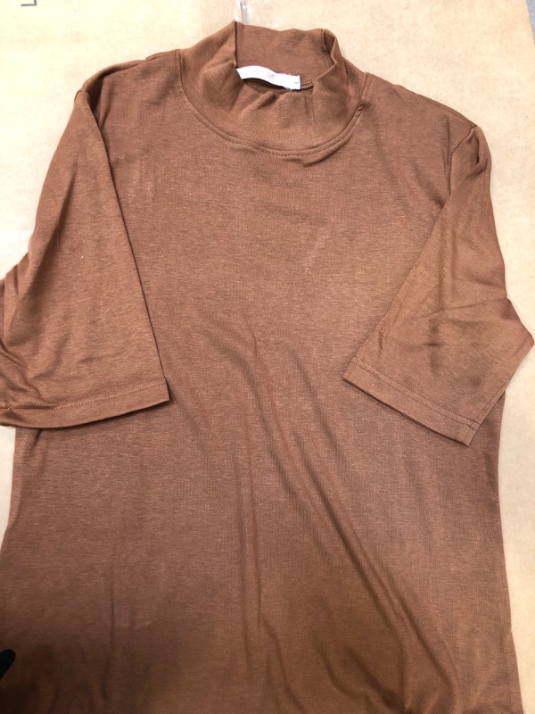 Photo 1 of Womens Brown Top Size Large