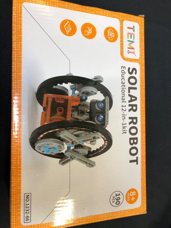 Photo 2 of 12-in-1 Solar Robot Toys STEM Education Activites Kits for Kids 8-12 190 Pieces Building Sets\
Packaging varies. 2nd photo is actual item