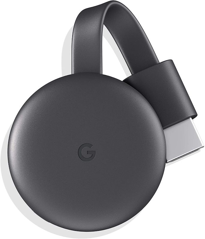 Photo 1 of Google Chromecast - Streaming Device with HDMI Cable - Stream Shows, Music, Photos, and Sports from Your Phone to Your TV [ UNABLE TO TEST FOR PROPER FUNCTION ]
