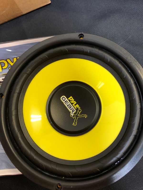 Photo 3 of Pyle 6.5 Inch Mid Bass Woofer Sound Speaker System - Pro Loud Range Audio 300 Watt Peak Power w/ 4 Ohm Impedance and 60-20KHz Frequency Response for Car Component Stereo PLG64 [ UNABLE TO TEST FOR PROPER FUNCTION ] 
