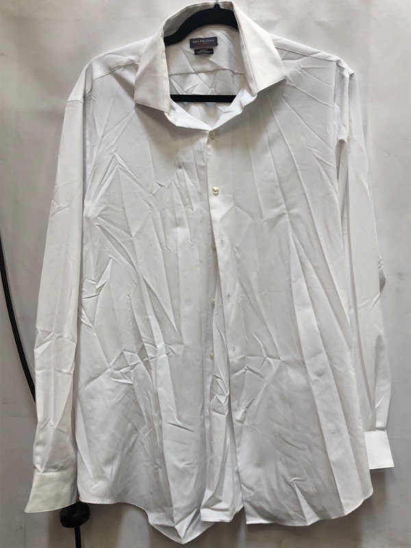 Photo 1 of MENS WHITE BUTTON UP SIZE LARGE