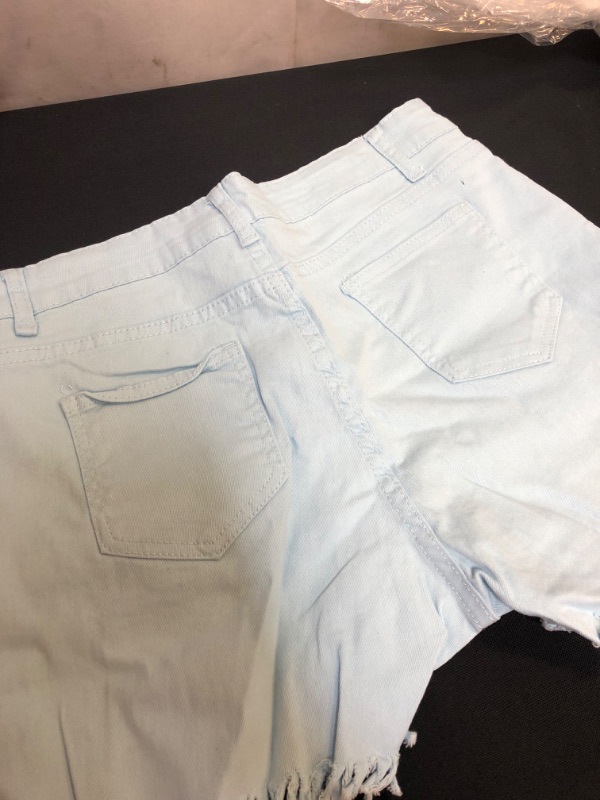 Photo 1 of WOMENS BLUE SHORTS SIZE UNKNOWN POSSIBLY MEDIUM 