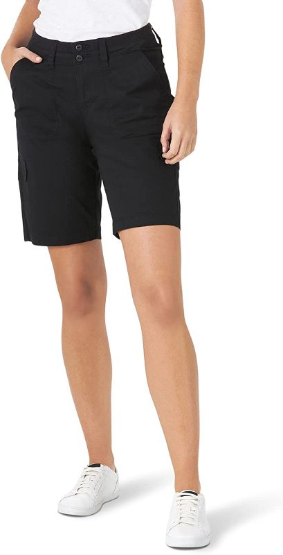 Photo 1 of Lee Women's Missy Relaxed Fit Avey Knit Waist Cargo Bermuda Short MEDIUM GREAT CONDITION
