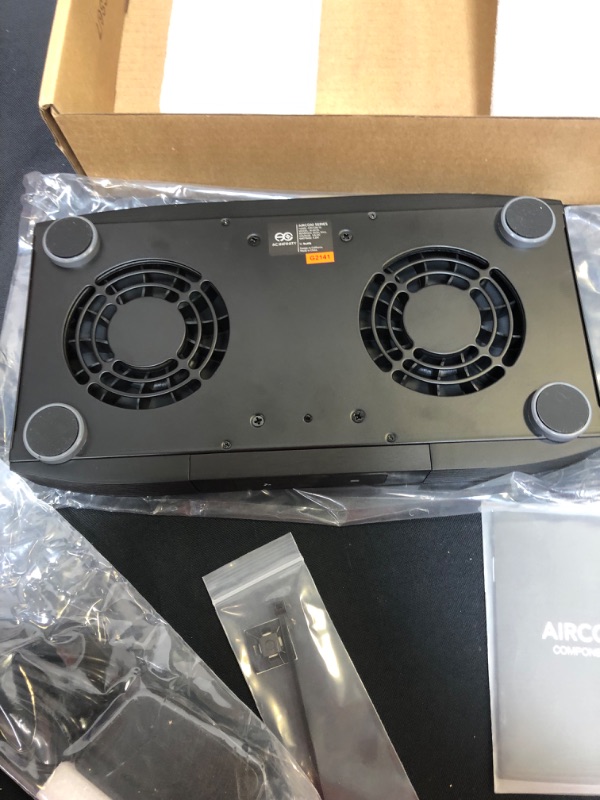 Photo 3 of AC Infinity AIRCOM S6, Quiet Cooling Blower Fan System 12" Rear-Exhaust for Receivers, Amps, DVR, AV Cabinet Components UNABLE TO TEST FOR PROPER FUNCTION 
