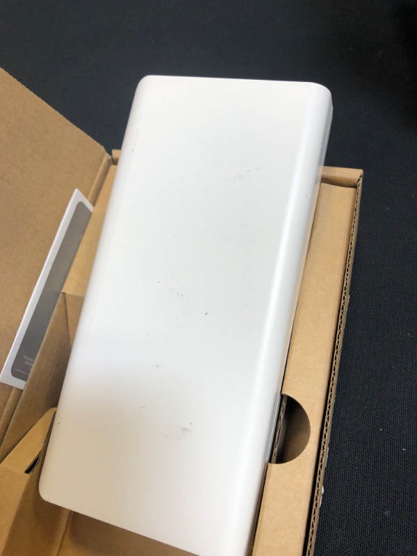 Photo 1 of ROMOSS 30000mAh Power Bank Sense 8+, 18W PD USB C Portable Charger with 3 Outputs & 3 Inputs External Battery Pack Cell Phone Charger Battery Compatible with iPhone 13 12, Samsung Galaxy iPad and More MINOR SCUFFS AND SCRATCHES MISSING CORDS NEEDS TO BE C