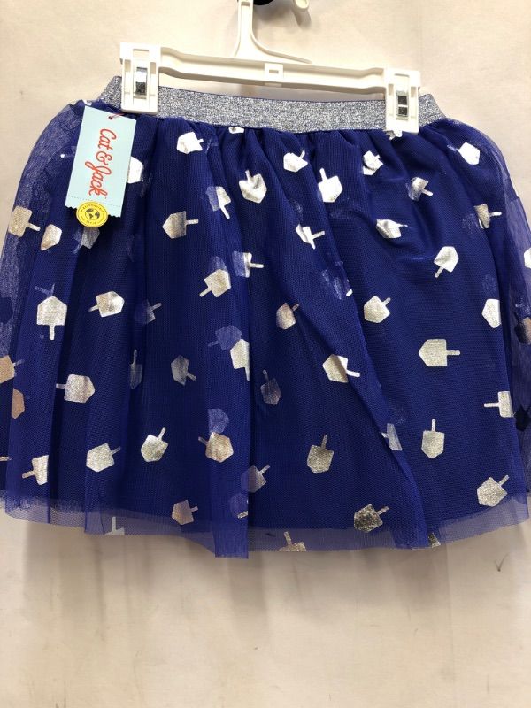 Photo 4 of Cat and Jack Tutu Skirt  Blue and Silver Size Small 6/6X