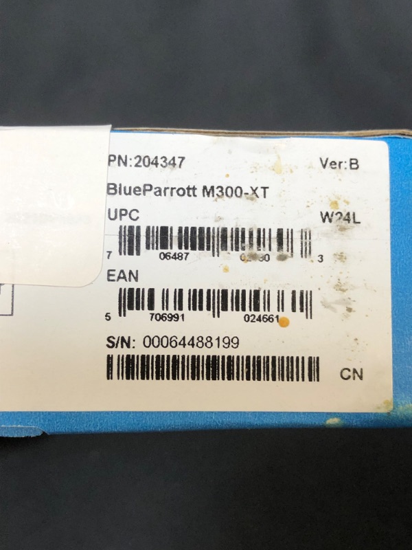 Photo 4 of BlueParrott M300-XT Noise Cancelling Hands-free Mono Bluetooth Headset for Mobile Phones with up to 14 Hours of Talk Time for On-The-Go Mobile Professionals & Drivers UNABLE TO TEST FOR PROPER FUNCTION
