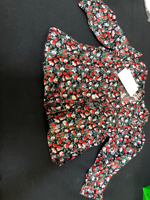 Photo 1 of BABY GIRLS BUTTON SHIRT SIZE 80 CM FLORAL PRINT