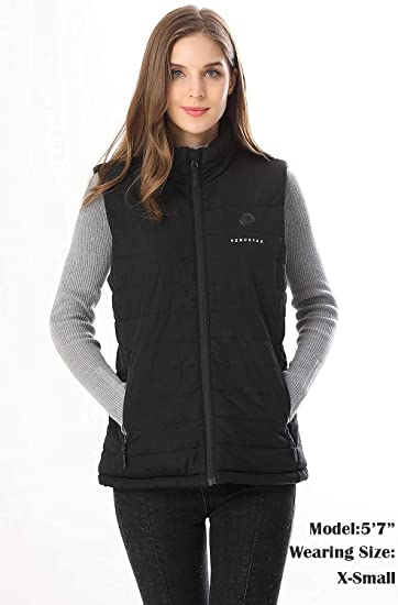 Photo 2 of Venustas Women's Heated Vest with Battery Pack 7.4V, Heated clothes for women Size 2XL