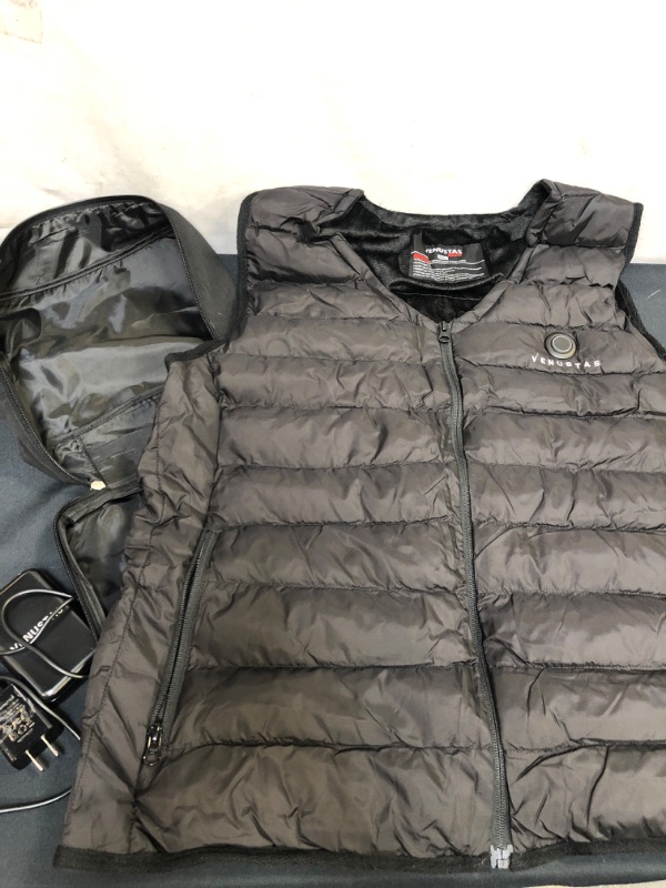 Photo 3 of Venustas Women's Heated Vest with Battery Pack 7.4V, Heated clothes for women Size 2XL