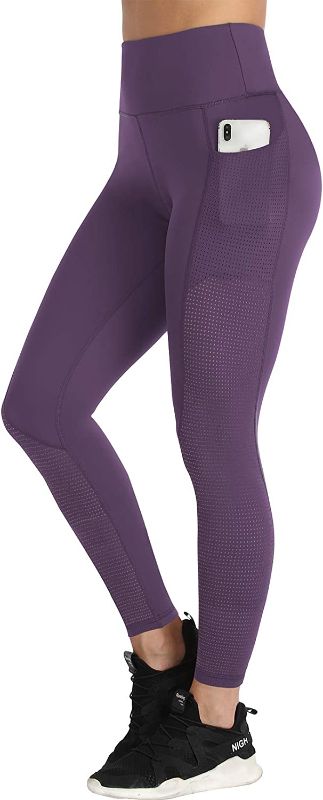 Photo 1 of RAYPOSE Women’s Workout Running Capris Leggings Pocket Tummy Control High Waist Yoga Pants SIZE MEDIUM
