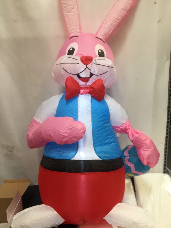 Photo 1 of 4' INFLATABLE EASTER BUNNY