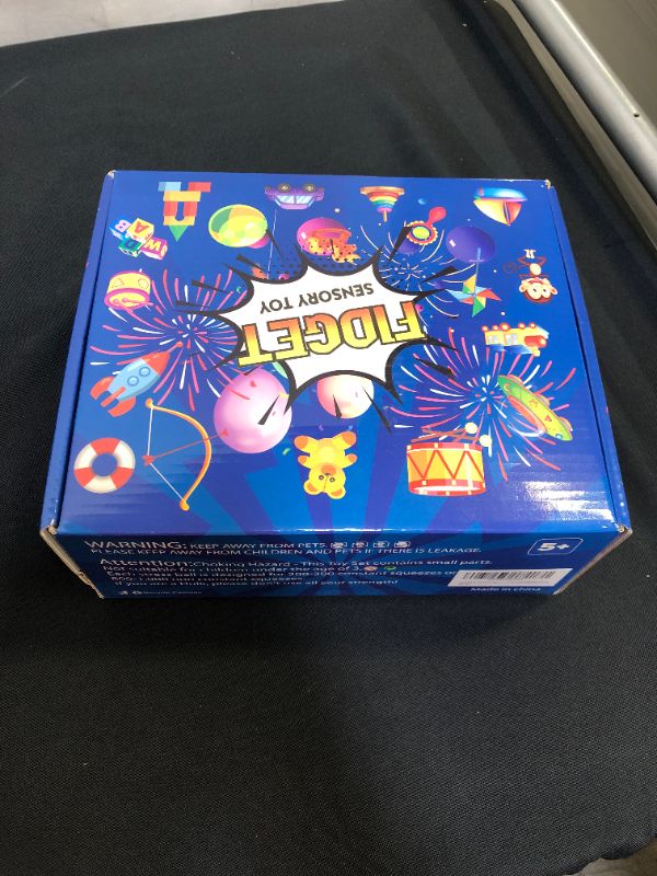 Photo 1 of 56 Pack Figet Figetsss Sensory Toy Box Set Popper Popitsfidget Anxiety Autism Stress Bubble Game Special Need Gift for Girl Boy Kid Adult Pop Relieve Relief Pressure Silicone Teen Friend ADHD Rainbow
