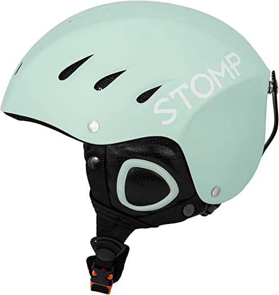 Photo 1 of Stomp Ski & Snowboarding Snow Sports Helmet with Build-in Pocket in Ear Pads for Wireless Drop-in Headphone SIZE MEDIUM 
