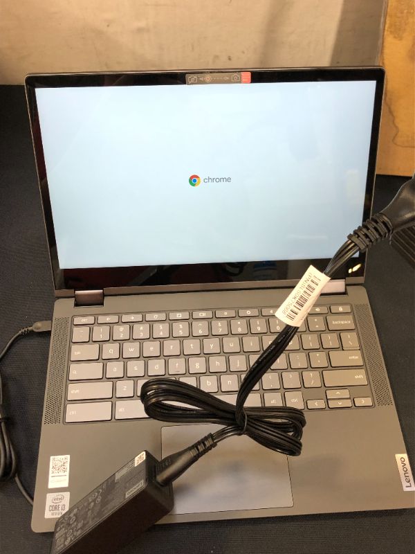 Photo 2 of TESTED - Lenovo Chromebook Flex 5 13" Laptop, FHD Touch Display, Intel Core i3-10110U, 4GB RAM, 64GB Storage, Chrome OS
