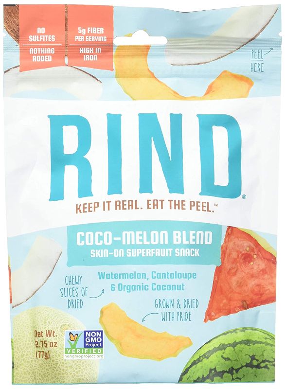 Photo 1 of 3 PACK - RIND Coco-Melon Blend Superfruit Snack, 2.75 OZ EXP FEB 2023