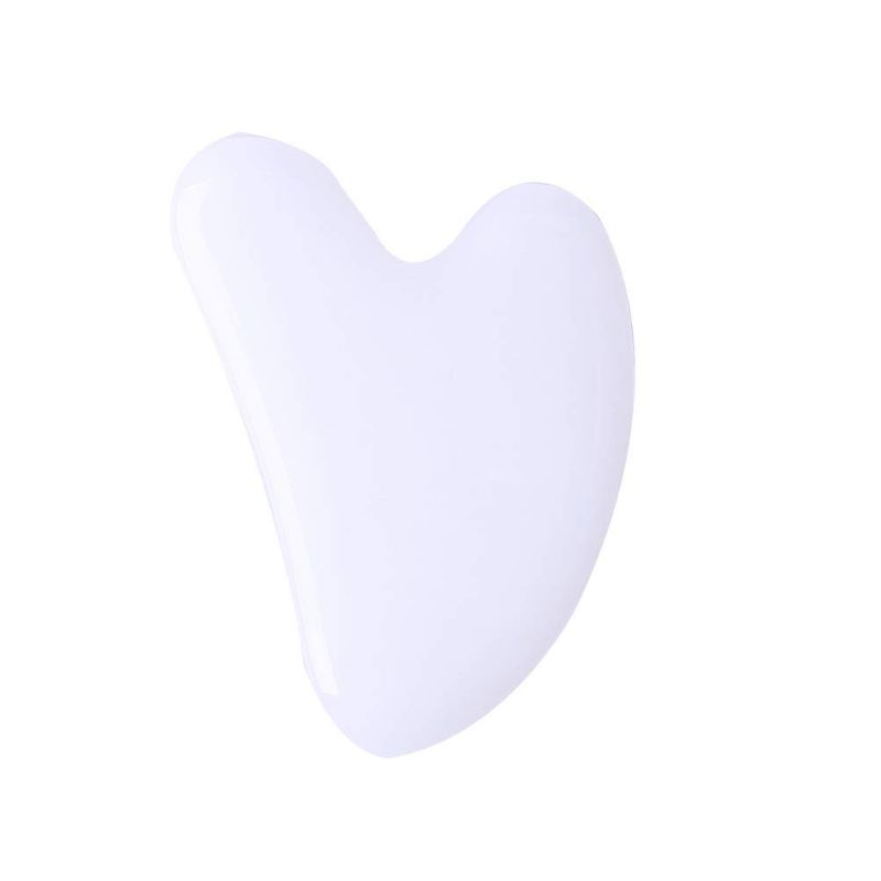 Photo 1 of 3 PACK - Gua Sha Facial Tool, Gua Sha Massage Tool Guasha Board for Facial Body Skin for SPA Acupuncture Therapy Trigger Point Treatment (White)