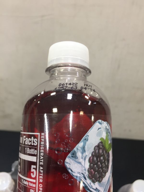 Photo 2 of Sparkling ICE, Black Raspberry Sparkling Water, Zero Sugar Flavored Water, with Vitamins and Antioxidants, Low Calorie Beverage, 17 fl oz Bottles (Pack of 12) --- 2 cases exp 06/14/2022
