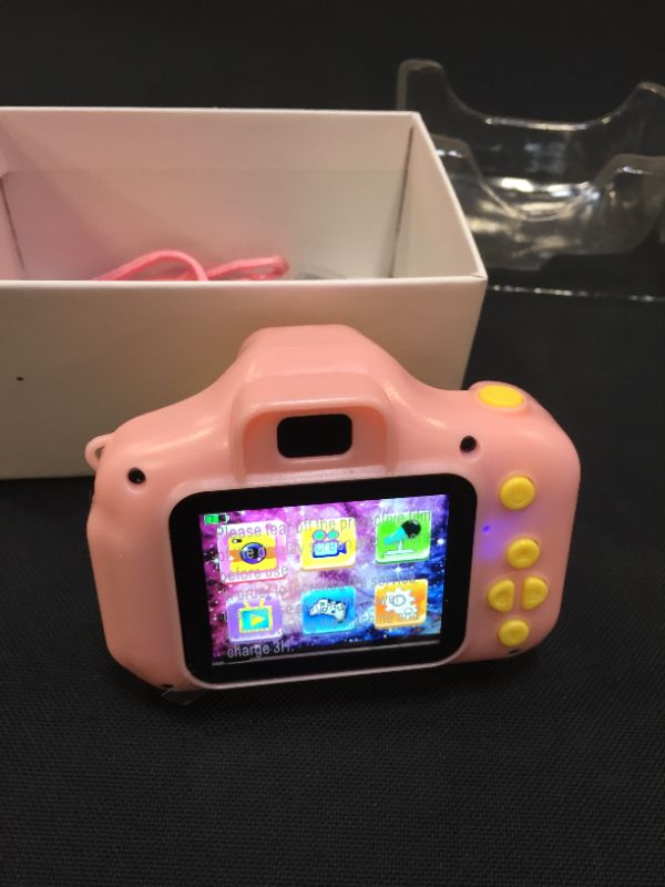 Photo 6 of Rindol Toys for 4-9 Year Old Girls,Kids Camera Compact for Child Little Hands, Smooth Shape Toddler Camera,Best Birthday Gifts for 4 5 6 7 8 9 Year Old Girls with 16GB Memory Card
