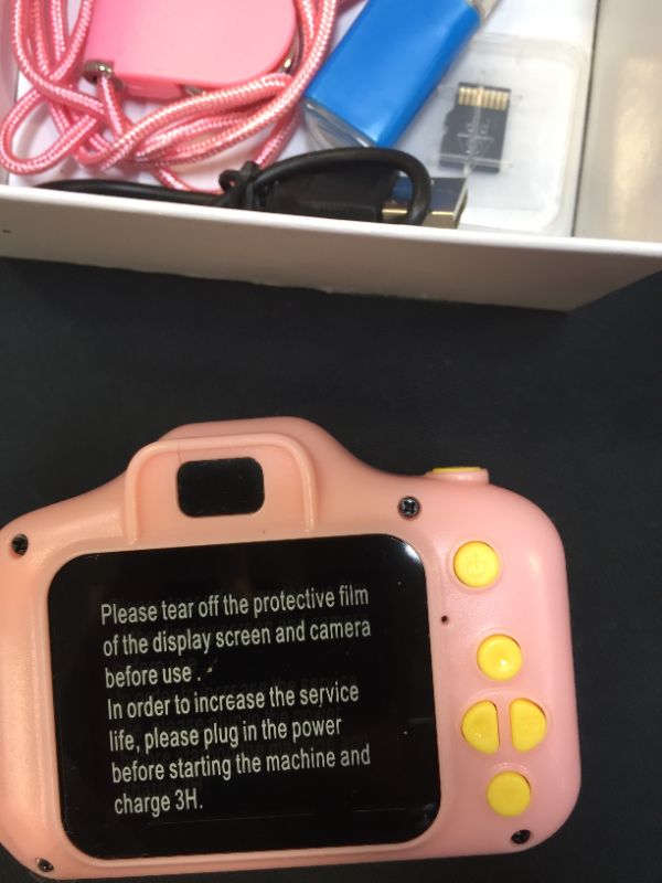 Photo 1 of Rindol Toys for 4-9 Year Old Girls,Kids Camera Compact for Child Little Hands, Smooth Shape Toddler Camera,Best Birthday Gifts for 4 5 6 7 8 9 Year Old Girls with 16GB Memory Card
