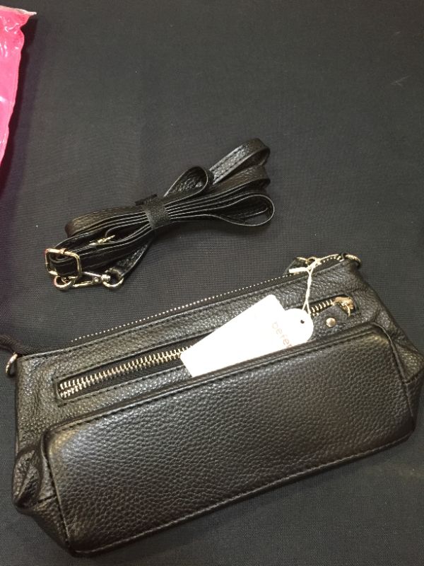 Photo 1 of WOMENS MINI BAG BLACK WITH SAHOULDER STRAP - BLACK 