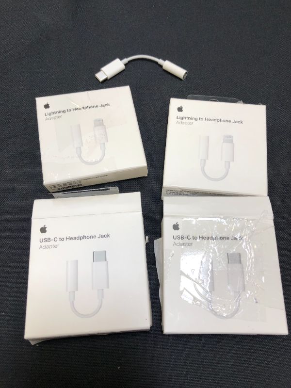 Photo 2 of Apple USB-C to 3.5 mm Headphone Jack Adapter (4 PACK)