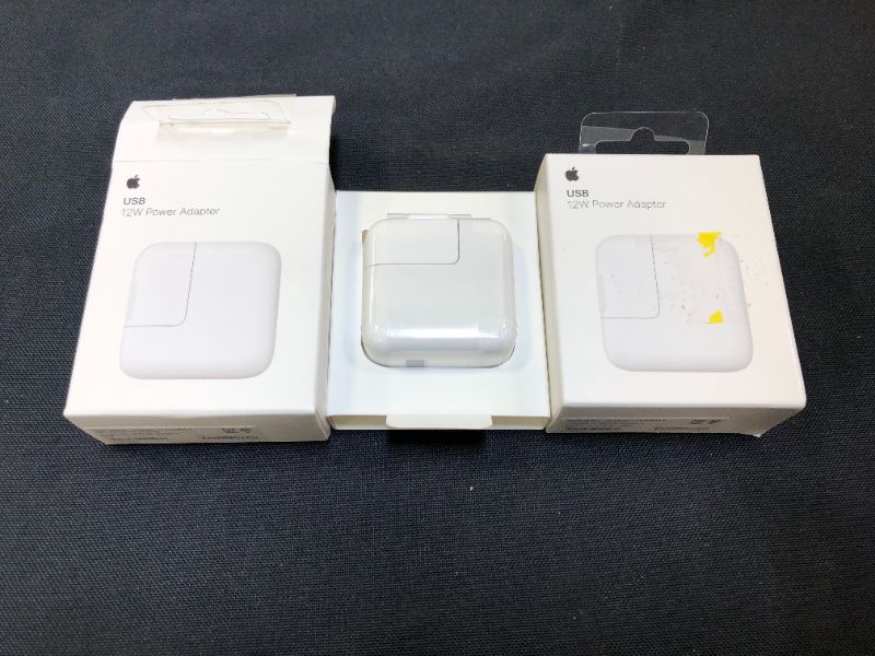 Photo 2 of Apple 12W USB Power Adapter (2 pack)