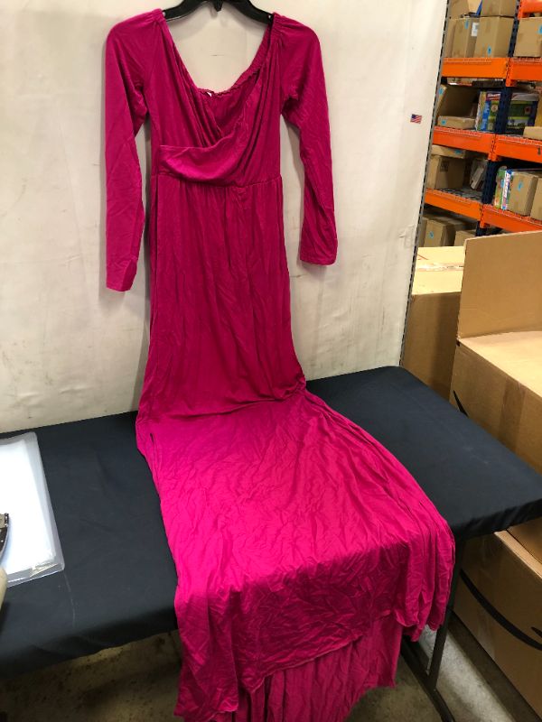 Photo 1 of Women's Maxi Dress, Magenta, Large